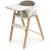 Chaise haute évolutive bébé en bois grow with me Blanc+Gris 1 - vertbaudet enfant 