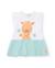 Robe bébé avec bloomer avec motif girafes Blanc 2 - vertbaudet enfant 