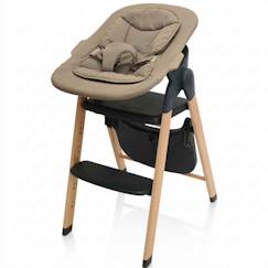 Puériculture-Pack chaise haute et transat évolutif shady grey