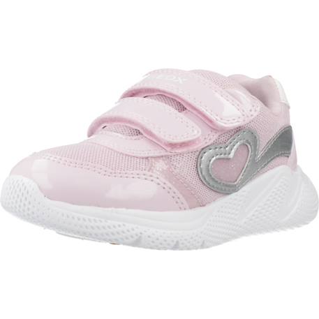 Basket fille modèle b sprintye girl Blanc c0007+Rose c0514 10 - vertbaudet enfant 