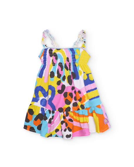Robe pour fille en maille avec corsage froncé  - vertbaudet enfant