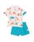 Ensemble pour bébé en tissu tissé avec imprimé savane Blanc 2 - vertbaudet enfant 