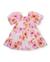 Robe fille en tissu tissé au style romantique Rose 2 - vertbaudet enfant 