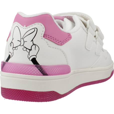 Basket fille modèle j washiba girl - Minnie Blanc c0563 3 - vertbaudet enfant 