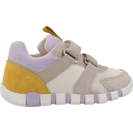 Basket fille modèle b iupidoo Beige c0265+Violet c8q1z 1 - vertbaudet enfant 