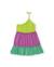 Robe fille en maille au design asymétrique Vert 2 - vertbaudet enfant 