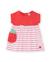 Robe en tricot pour bébé avec poche fraise Rouge 2 - vertbaudet enfant 