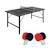 Mini table de ping pong pliable 150x75cm indoor, avec 4 raquettes et 6 balles, pour utilisation intérieure Bleu+Noir 8 - vertbaudet enfant 