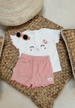 Ensemble enfant t-shirt et short en éponge saona  - vertbaudet enfant