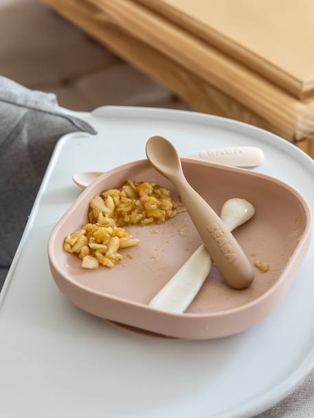 Assiette silicone avec ventouse bleu+rose+vert 7 - vertbaudet enfant 