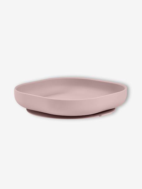 Assiette silicone avec ventouse bleu+rose+vert 9 - vertbaudet enfant 