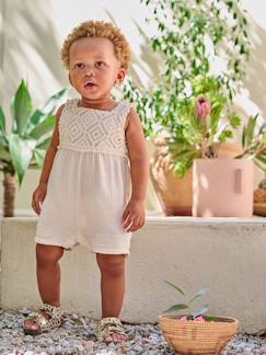 Combishort bébé fille en crochet  - vertbaudet enfant