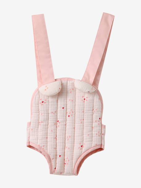 Porte-poupon en gaze de coton Cœur fondant+Marguerite+Petit coeur+Retro Flower 11 - vertbaudet enfant 