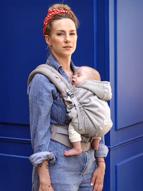 Porte-bébé physiologique HoodieCarrier 2 Black forest+Gris athlétique+Wild camo 15 - vertbaudet enfant 