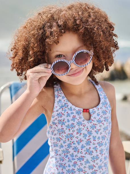 Maillot de bain 1 pièce fille bleu ciel 6 - vertbaudet enfant 