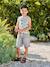 Bermuda garçon jean facile à enfiler bleu imprimé+denim gris+double stone+rayé bleu+stone 7 - vertbaudet enfant 