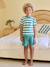 Lot 2 pyjashorts à rayures bleu 2 - vertbaudet enfant 