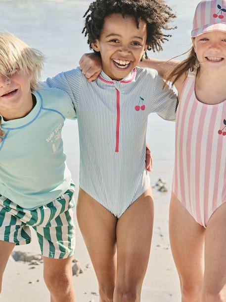 Combinaison de bain fille anti-uv vert d'eau 7 - vertbaudet enfant 