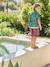 Bermuda garçon 5 poches argile+bleu grisé+terracotta+vert émeraude 18 - vertbaudet enfant 