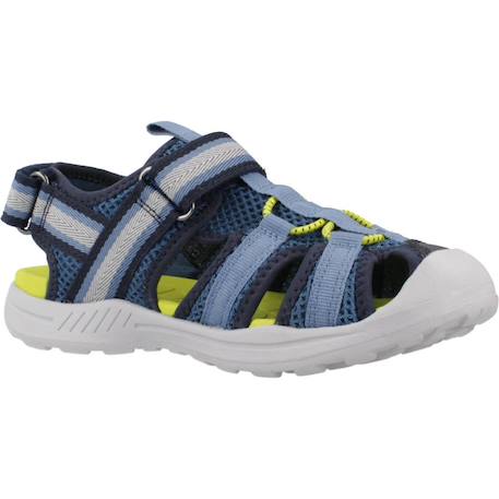Sandales garçon modèle j vaniett boy Bleu jaune+Bleu orange+Gris 5 - vertbaudet enfant 