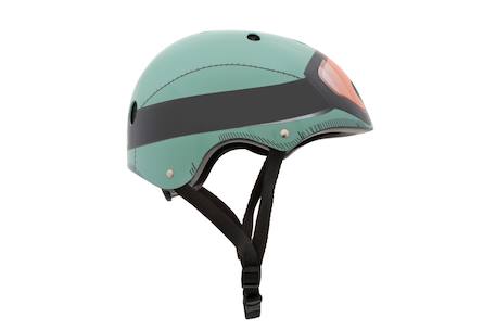Casque velo et trottinette enfant lids military Bleu/noir 5 - vertbaudet enfant 