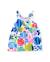 Robe en maille pour fille avec bretelles nouées Multicolore 2 - vertbaudet enfant 