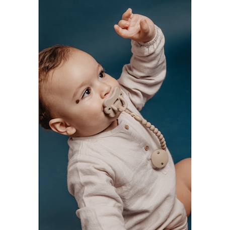 Attache-sucette silicone Praliné 2 - vertbaudet enfant 