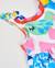 Robe en maille pour fille avec bretelles nouées Multicolore 3 - vertbaudet enfant 