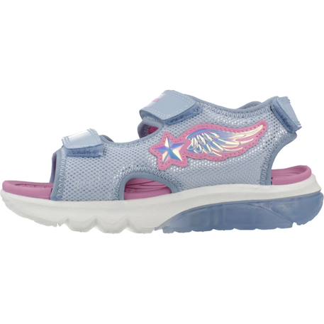Sandales fille modèle j sandal ciberdron g Bleu 2 - vertbaudet enfant 