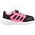 Baskets fille en textile à scratch running Noir black 1 - vertbaudet enfant 