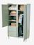 Armoire 2 portes 2 tiroirs cannelé vert 5 - vertbaudet enfant 