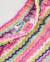 Pantalon fille en maille avec imprimé zigzag Rose 4 - vertbaudet enfant 