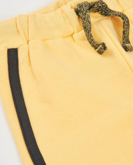 Bermuda en coton pour garçon Jaune 3 - vertbaudet enfant 