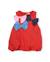 Robe pour fille en tissu avec motif ballon Rouge 1 - vertbaudet enfant 