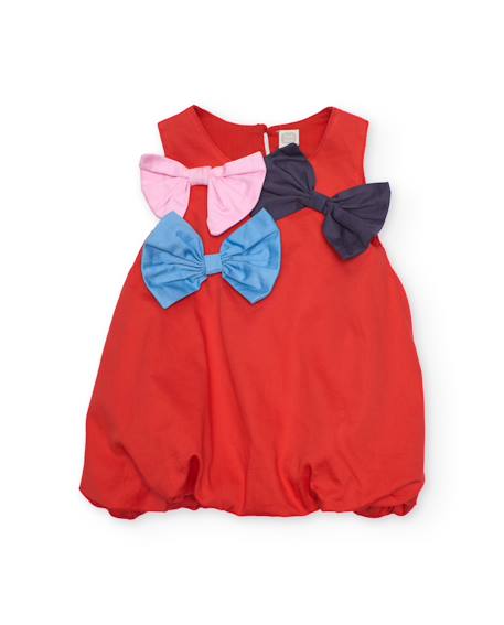Fille-Robe pour fille en tissu avec motif ballon