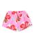 Short fille en maille avec taille élastiquée Rose 1 - vertbaudet enfant 