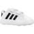 Basket bébé garçon en textile velcro classiqu Blanc white 5 - vertbaudet enfant 