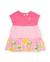 Robe fille en maille avec fleur appliquée Rose 1 - vertbaudet enfant 