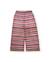 Pantalon fille en maille avec imprimé zigzag Rose 2 - vertbaudet enfant 