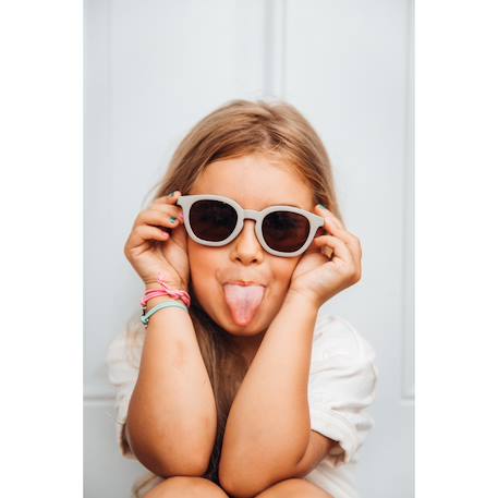 Lunettes de soleil enfant 4-6 ans Écaille léopard+Gris foncé+Gris velours+Rose poudré+Vert sauge 16 - vertbaudet enfant 