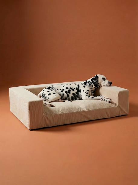 Sofa XL chien velours côtelé écru 1 - vertbaudet enfant 