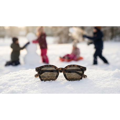 Lunettes de soleil enfant 4-6 ans Écaille léopard+Gris foncé+Gris velours+Rose poudré+Vert sauge 2 - vertbaudet enfant 