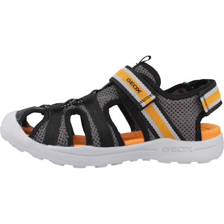 Sandales garçon modèle j vaniett boy Noir orange 2 - vertbaudet enfant 