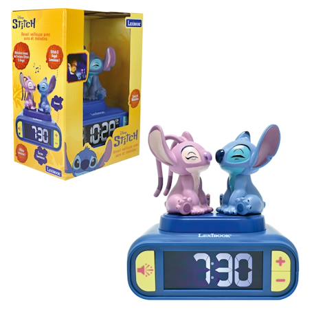 R?veil - veilleuse stitch & angel avec effets sonores MULTICOLORE 1 - vertbaudet enfant 