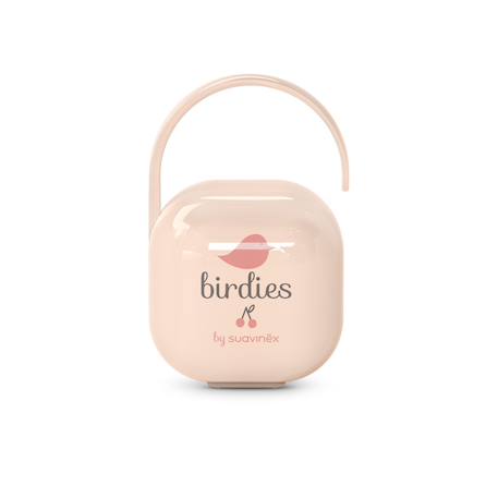 Porte-sucette Oisillons beige+Oisillons rose+Oisillons vert 4 - vertbaudet enfant 