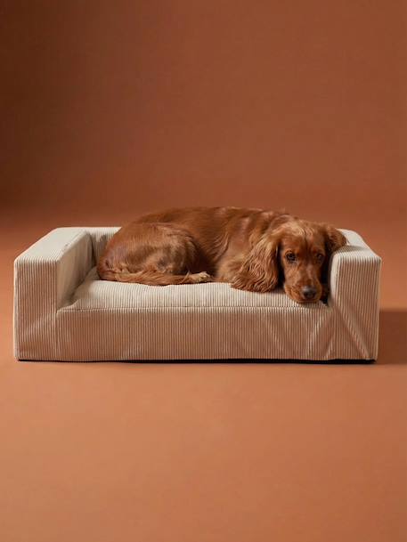 Sofa chien moyen velours côtelé écru 6 - vertbaudet enfant 