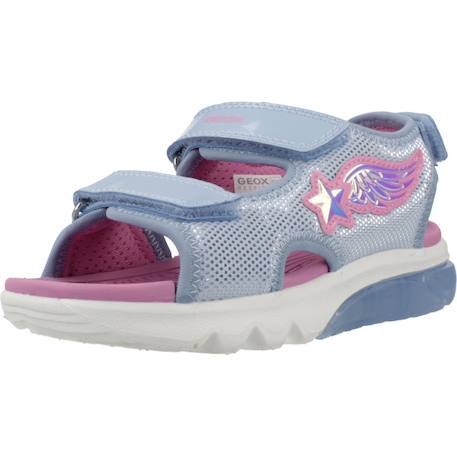 Sandales fille modèle j sandal ciberdron g Bleu 4 - vertbaudet enfant 