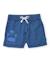 Bermuda pour garçon en toile et denim Bleu 1 - vertbaudet enfant 