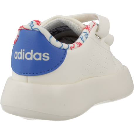 Basket bébé garçon motif dinosaure velcro Blanc white 3 - vertbaudet enfant 