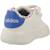 Basket bébé garçon motif dinosaure velcro Blanc white 3 - vertbaudet enfant 